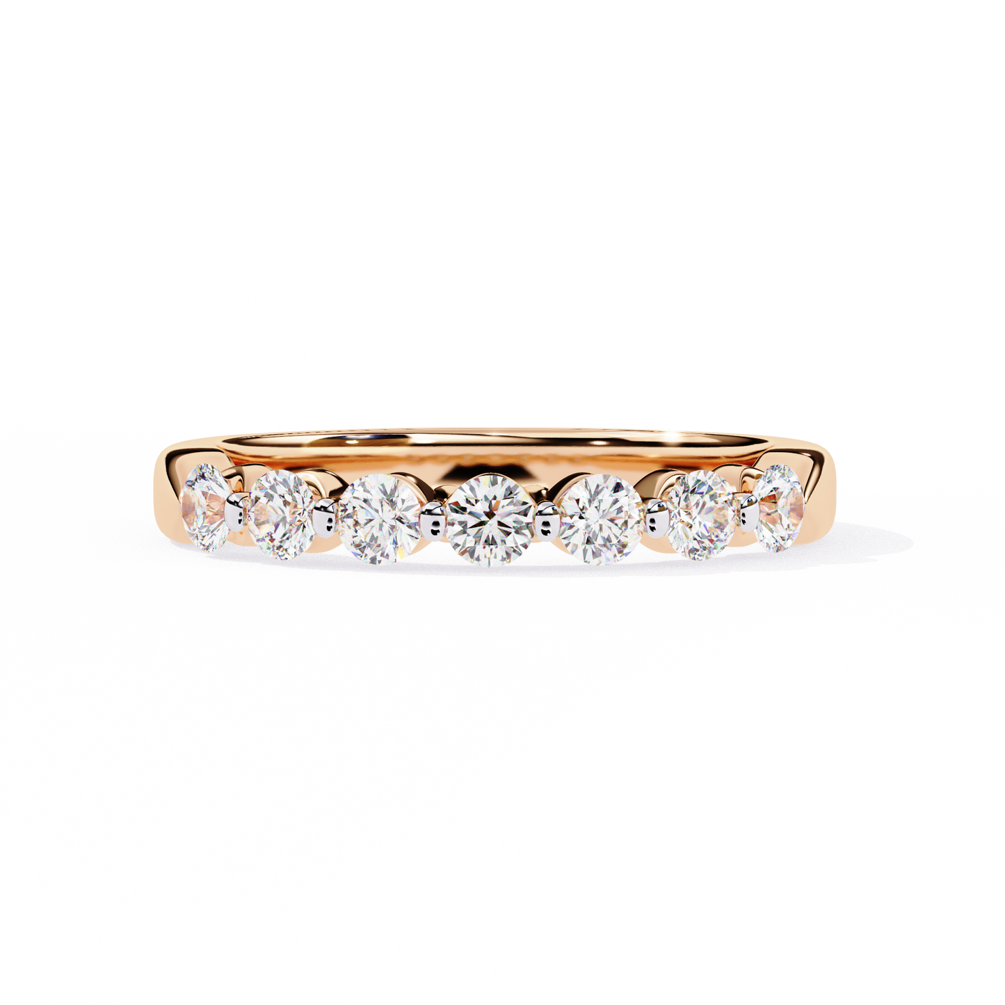 lab grown diamond | moissanite Jewellery Valoria Lab Grown Diamond OR Moissanite Ring Rose Gold 14K by Rabbito Jewels