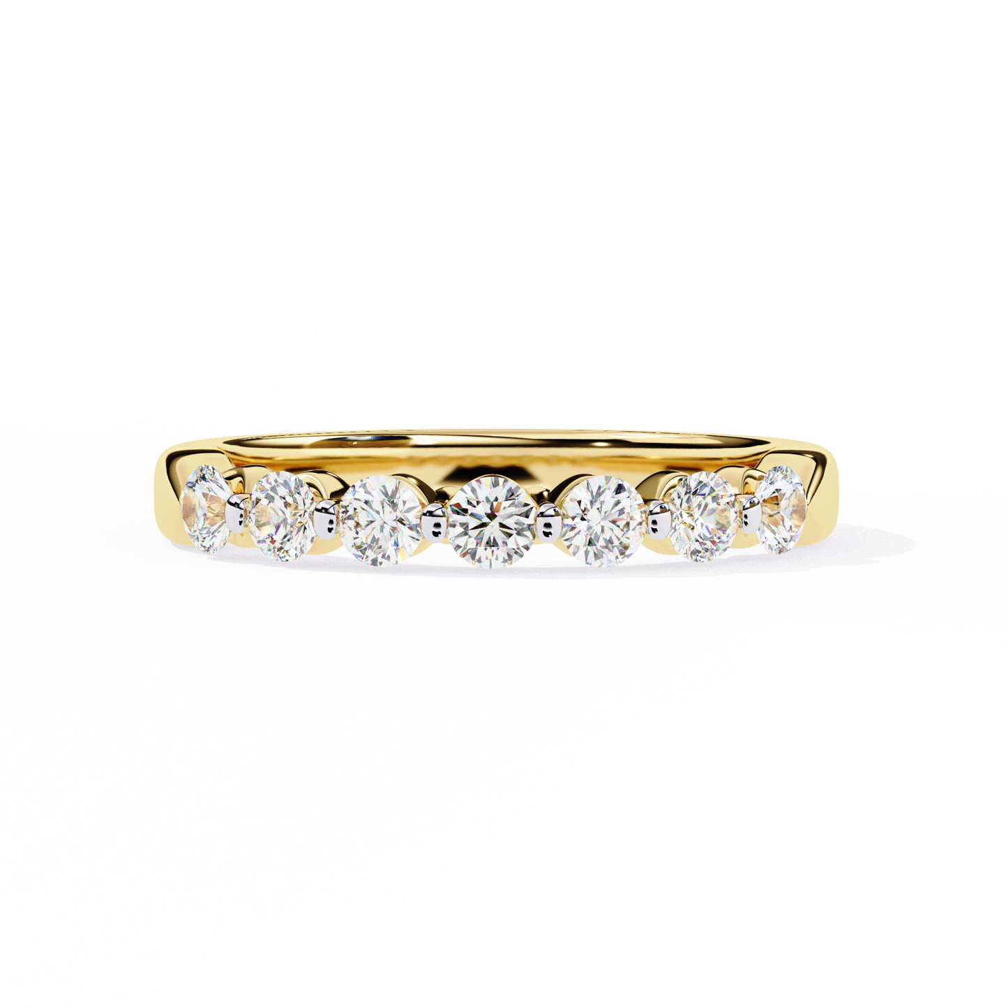 lab grown diamond | moissanite Jewellery Valoria Lab Grown Diamond OR Moissanite Ring Yellow Gold 14K by Rabbito Jewels