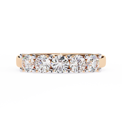 lab grown diamond | moissanite Jewellery Trellis Lab Grown Diamond OR Moissanite Ring Rose Gold 14K by Rabbito Jewels
