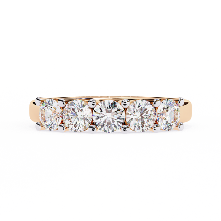 lab grown diamond | moissanite Jewellery Trellis Lab Grown Diamond OR Moissanite Ring Rose Gold 14K by Rabbito Jewels
