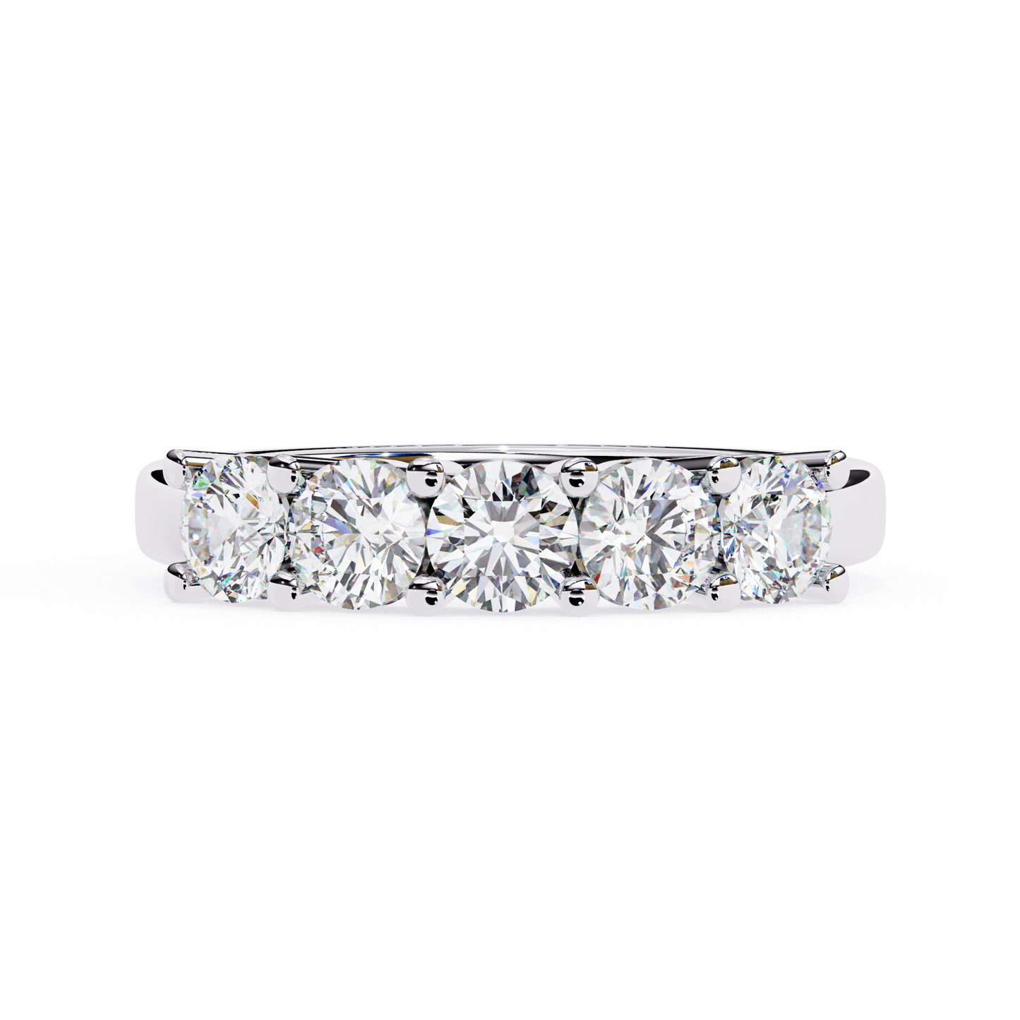 lab grown diamond | moissanite Jewellery Trellis Lab Grown Diamond OR Moissanite Ring Silver by Rabbito Jewels