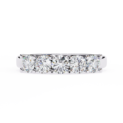 lab grown diamond | moissanite Jewellery Trellis Lab Grown Diamond OR Moissanite Ring Silver by Rabbito Jewels