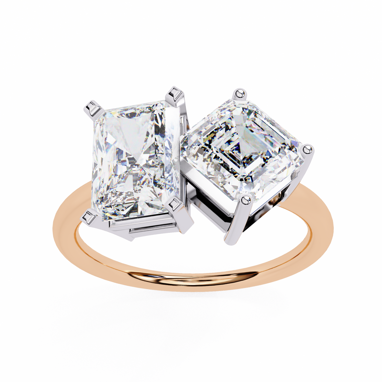 lab grown diamond | moissanite Jewellery Squared Toi Moi Lab Grown Diamond OR Moissanite Ring by Rabbito Jewels