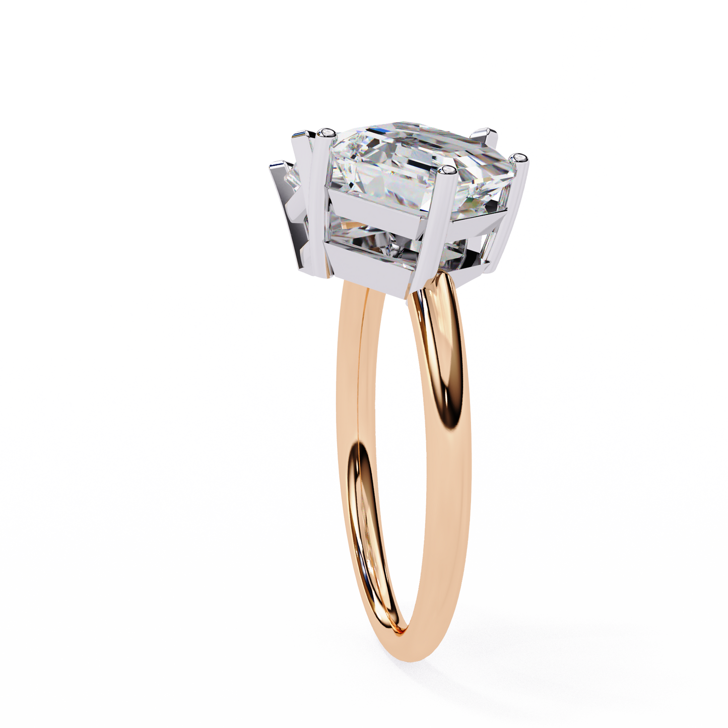 lab grown diamond | moissanite Jewellery Squared Toi Moi Lab Grown Diamond OR Moissanite Ring by Rabbito Jewels