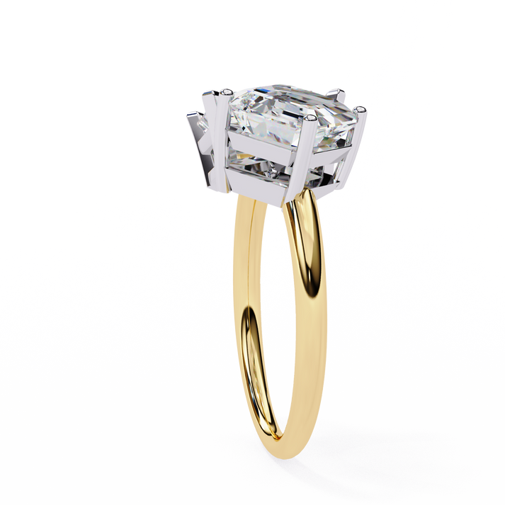 lab grown diamond | moissanite Jewellery Squared Toi Moi Lab Grown Diamond OR Moissanite Ring by Rabbito Jewels