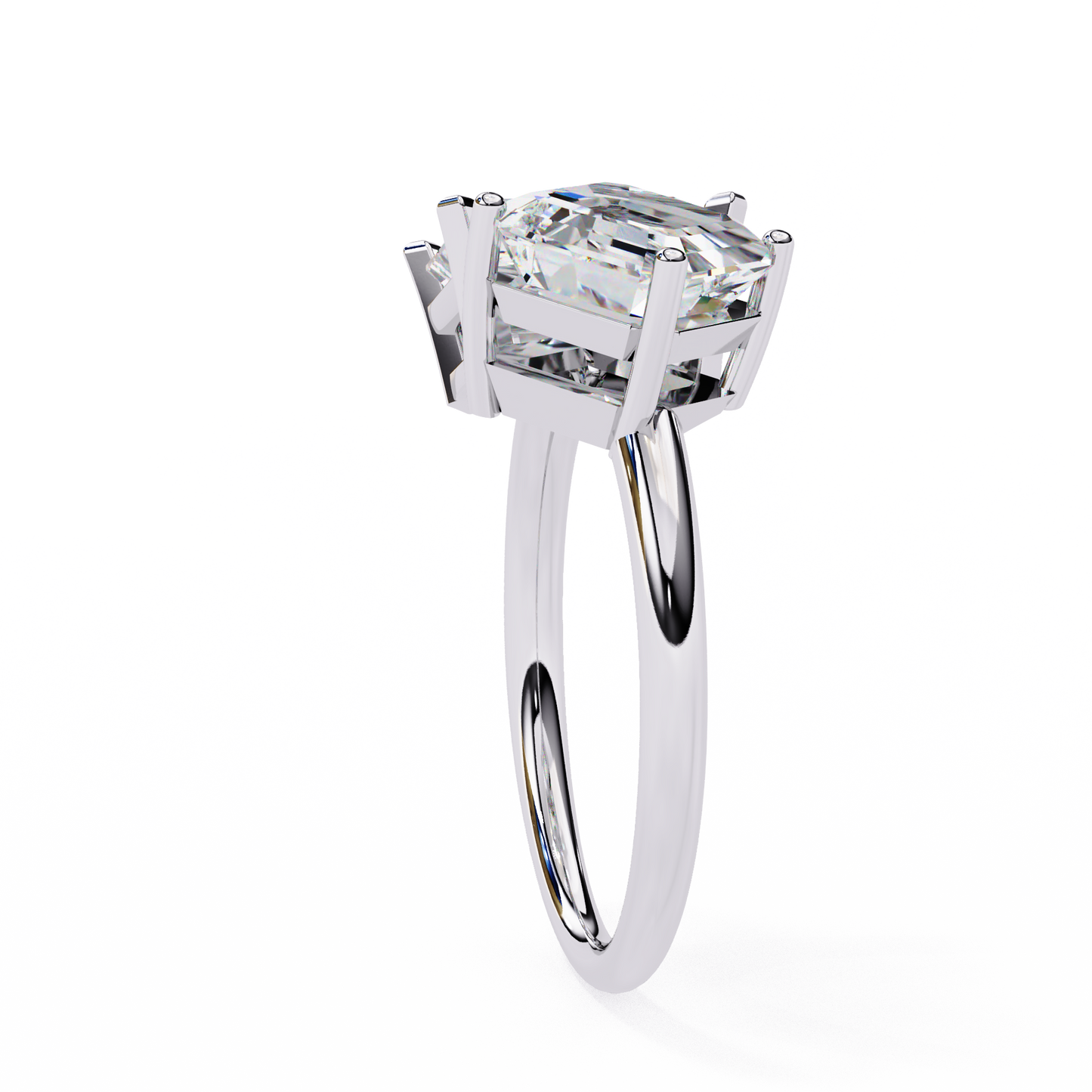 lab grown diamond | moissanite Jewellery Squared Toi Moi Lab Grown Diamond OR Moissanite Ring by Rabbito Jewels