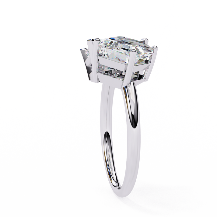 lab grown diamond | moissanite Jewellery Squared Toi Moi Lab Grown Diamond OR Moissanite Ring by Rabbito Jewels