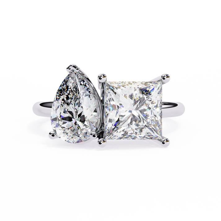 lab grown diamond | moissanite Jewellery Eternal Toi Moi Lab Grown Diamond OR Moissanite Ring Silver by Rabbito Jewels