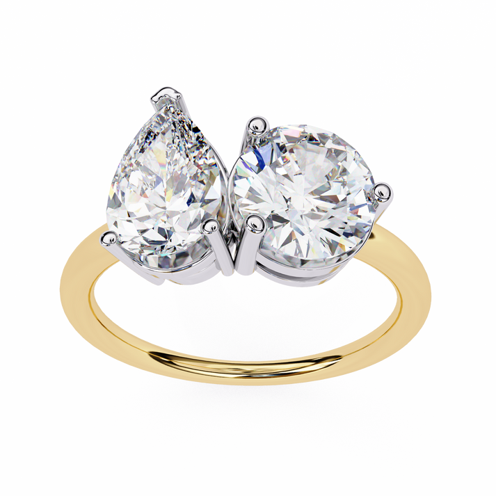 lab grown diamond | moissanite Jewellery Diva Toi Moi Lab Grown Diamond OR Moissanite Ring by Rabbito Jewels
