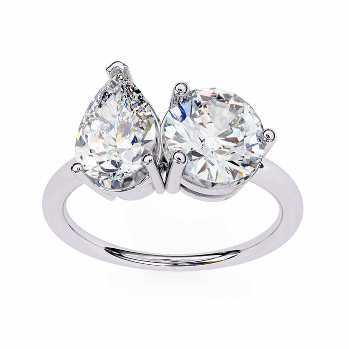 lab grown diamond | moissanite Jewellery Diva Toi Moi Lab Grown Diamond OR Moissanite Ring by Rabbito Jewels