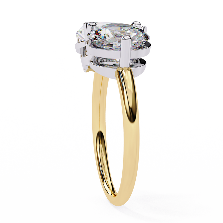 lab grown diamond | moissanite Jewellery Diva Toi Moi Lab Grown Diamond OR Moissanite Ring by Rabbito Jewels