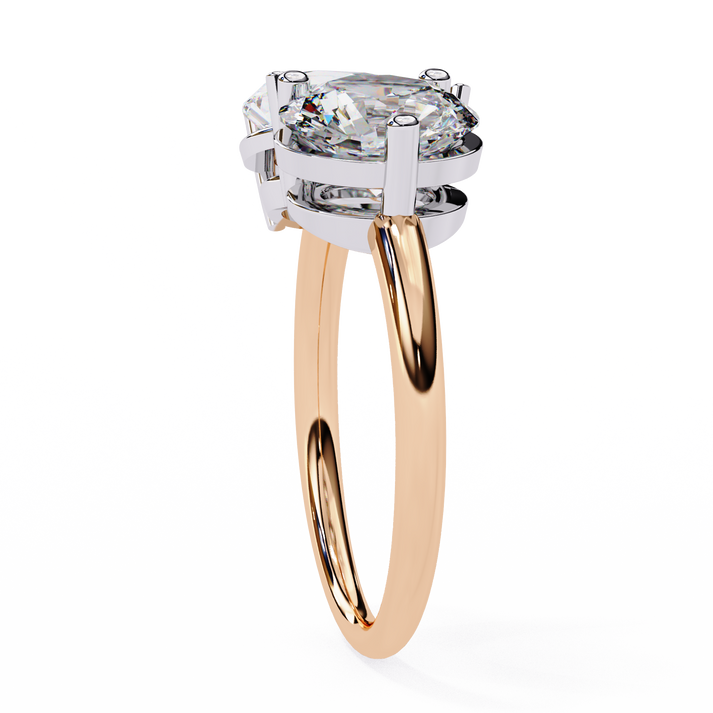 lab grown diamond | moissanite Jewellery Diva Toi Moi Lab Grown Diamond OR Moissanite Ring by Rabbito Jewels