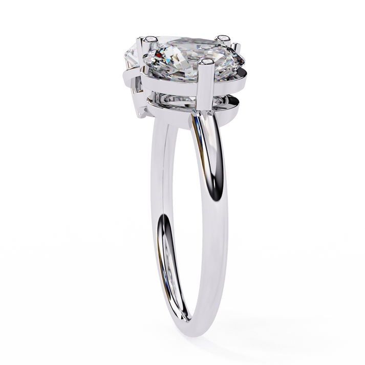 lab grown diamond | moissanite Jewellery Diva Toi Moi Lab Grown Diamond OR Moissanite Ring by Rabbito Jewels