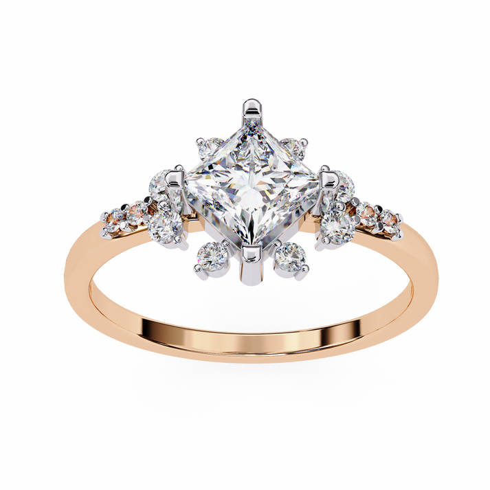 lab grown diamond | moissanite Jewellery Baritone Lab Grown Diamond OR Moissanite Ring by Rabbito Jewels