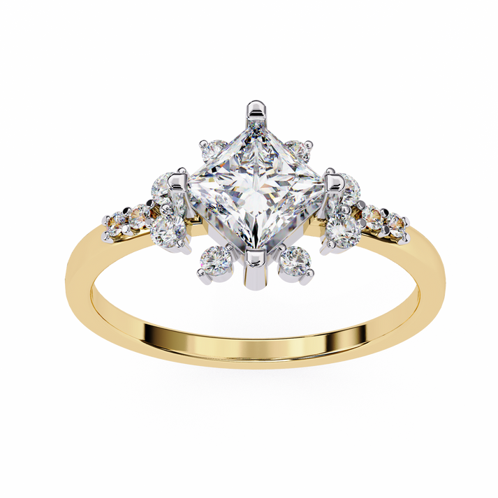 lab grown diamond | moissanite Jewellery Baritone Lab Grown Diamond OR Moissanite Ring by Rabbito Jewels