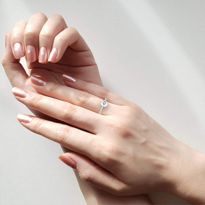 lab grown diamond | moissanite Jewellery Divine Union Lab Grown Diamond OR Moissanite Ring by Rabbito Jewels