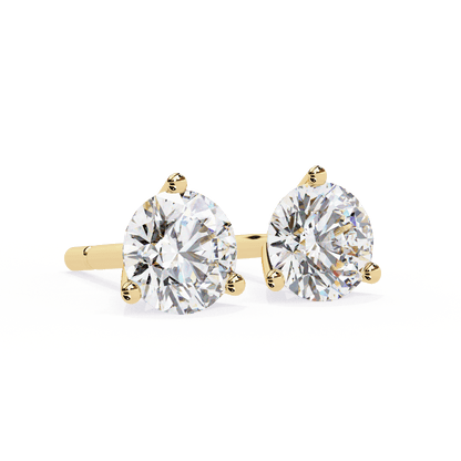lab grown diamond | moissanite Jewellery Royal Whisper Lab Grown Diamond OR Moissanite Stud Earrings by Rabbito Jewels