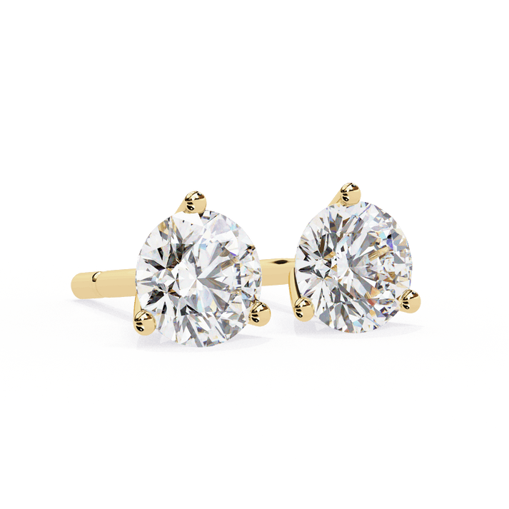 lab grown diamond | moissanite Jewellery Royal Whisper Lab Grown Diamond OR Moissanite Stud Earrings by Rabbito Jewels