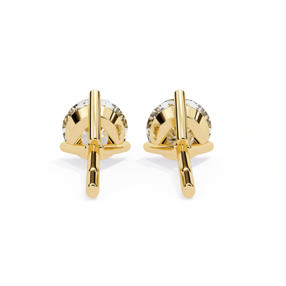 lab grown diamond | moissanite Jewellery Royal Whisper Lab Grown Diamond OR Moissanite Stud Earrings by Rabbito Jewels