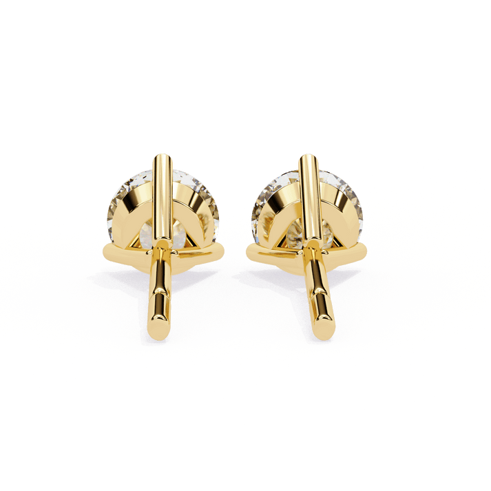 lab grown diamond | moissanite Jewellery Royal Whisper Lab Grown Diamond OR Moissanite Stud Earrings by Rabbito Jewels
