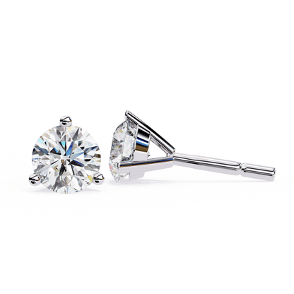 lab grown diamond | moissanite Jewellery Royal Whisper Lab Grown Diamond OR Moissanite Stud Earrings by Rabbito Jewels