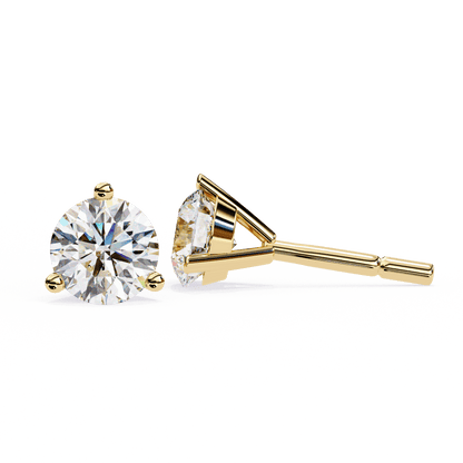 lab grown diamond | moissanite Jewellery Royal Whisper Lab Grown Diamond OR Moissanite Stud Earrings by Rabbito Jewels