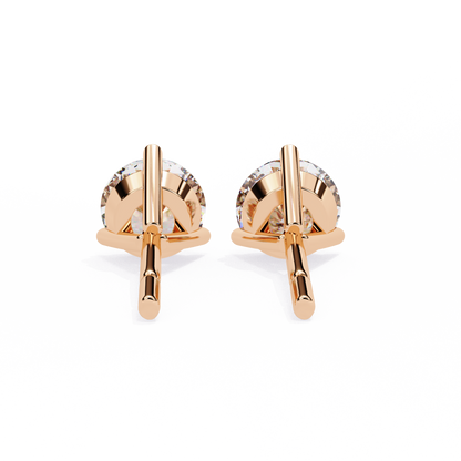 lab grown diamond | moissanite Jewellery Royal Whisper Lab Grown Diamond OR Moissanite Stud Earrings by Rabbito Jewels