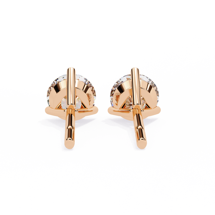 lab grown diamond | moissanite Jewellery Royal Whisper Lab Grown Diamond OR Moissanite Stud Earrings by Rabbito Jewels