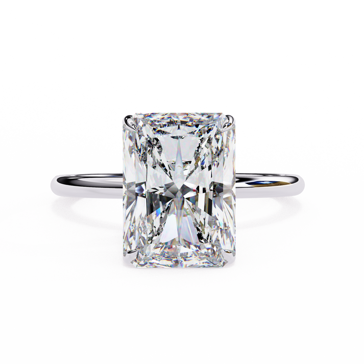 lab grown diamond | moissanite Jewellery 3.03CT Swiri Lab Grown Diamond OR Moissanite Ring White Gold 18K by Rabbito Jewels