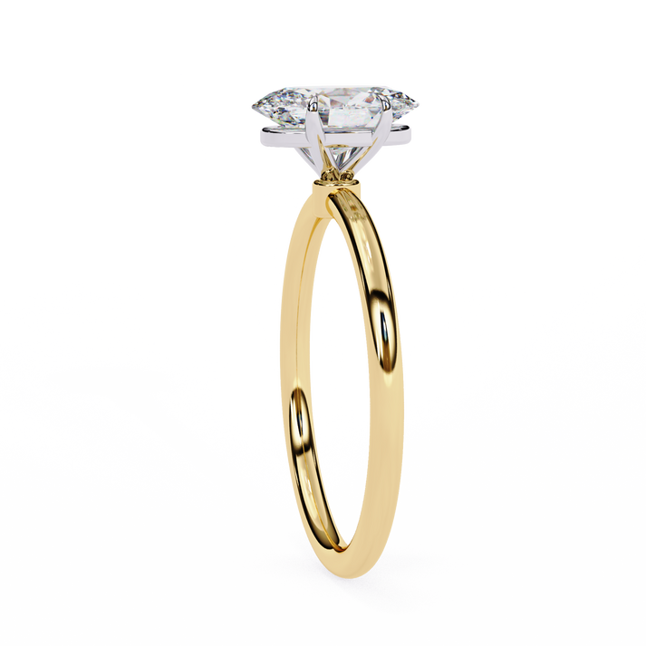 lab grown diamond | moissanite Jewellery Classic Union Lab Grown Diamond OR Moissanite Ring by Rabbito Jewels