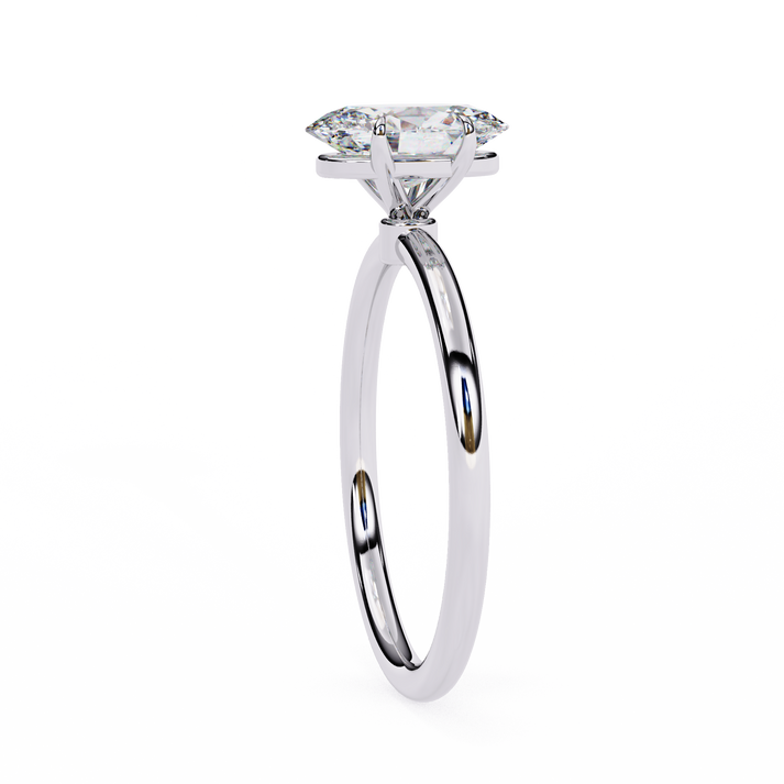 lab grown diamond | moissanite Jewellery Classic Union Lab Grown Diamond OR Moissanite Ring by Rabbito Jewels