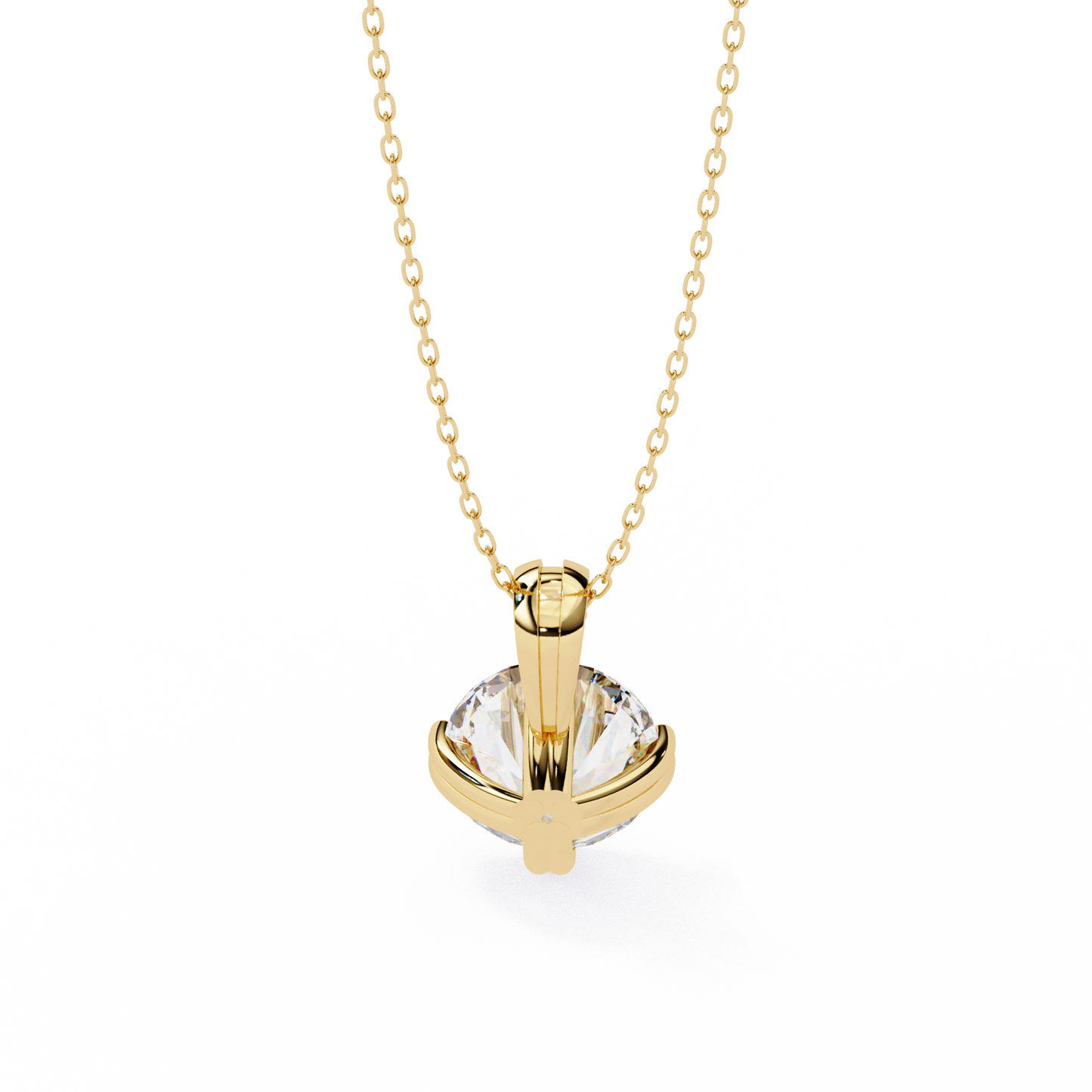 lab grown diamond | moissanite Jewellery Vesta Lab Grown Diamond OR Moissanite Pendant by Rabbito Jewels