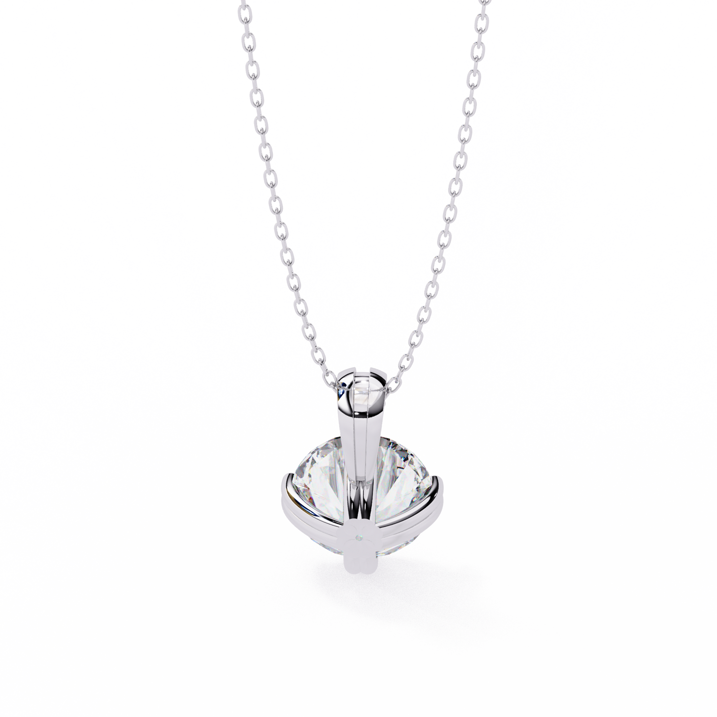 lab grown diamond | moissanite Jewellery Vesta Lab Grown Diamond OR Moissanite Pendant by Rabbito Jewels