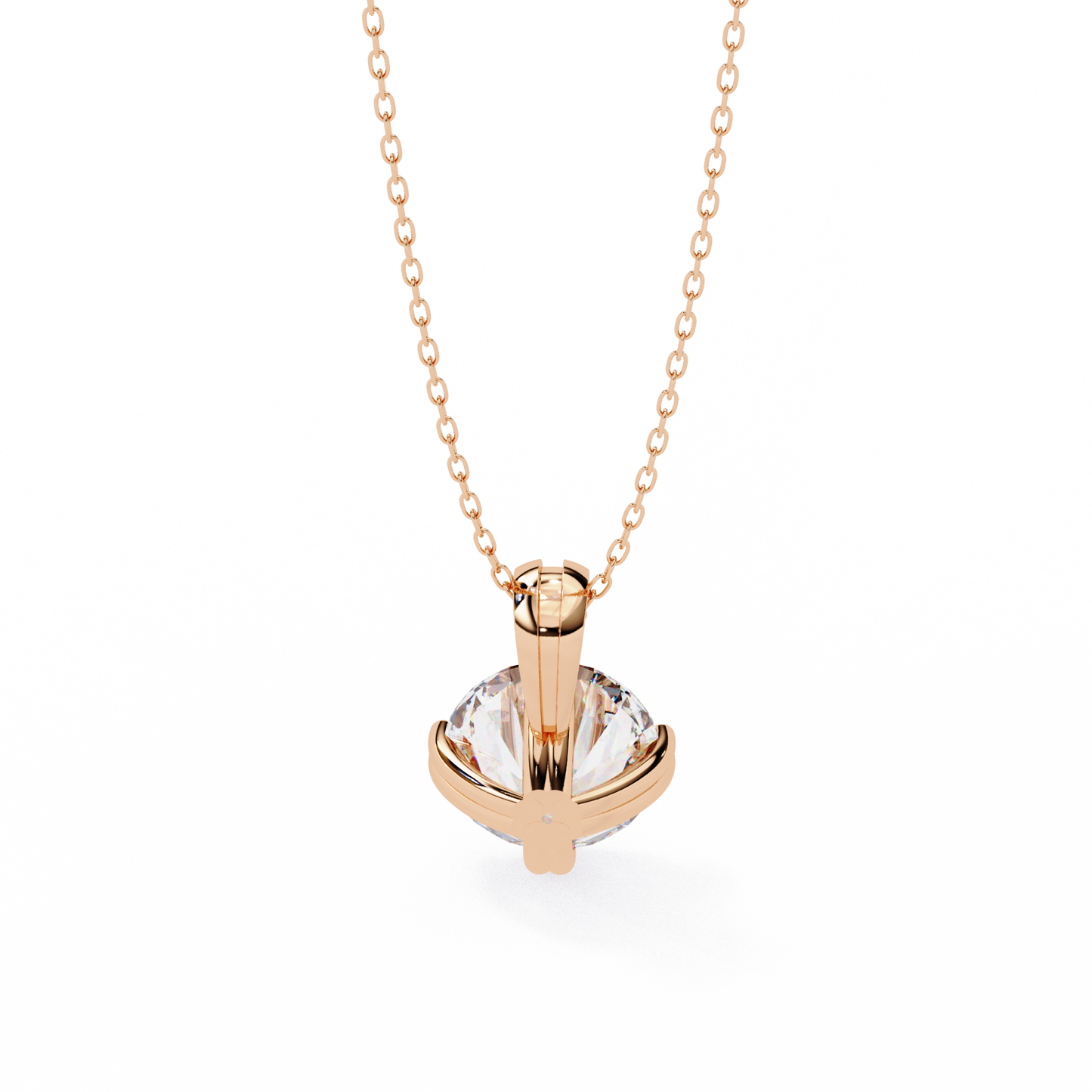 lab grown diamond | moissanite Jewellery Vesta Lab Grown Diamond OR Moissanite Pendant by Rabbito Jewels