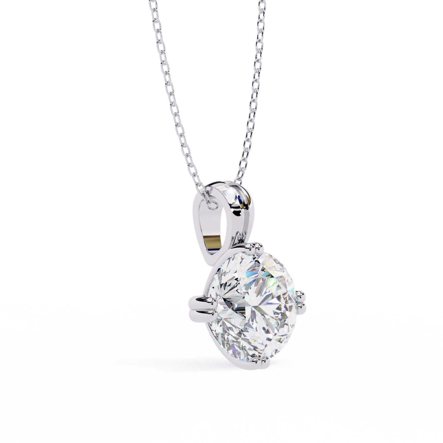 lab grown diamond | moissanite Jewellery Vesta Lab Grown Diamond OR Moissanite Pendant by Rabbito Jewels