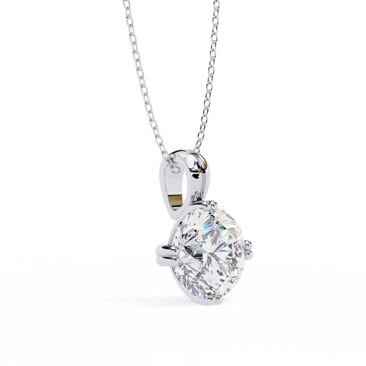lab grown diamond | moissanite Jewellery Vesta Lab Grown Diamond OR Moissanite Pendant by Rabbito Jewels