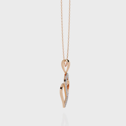 Nine Love Lab Grown Diamond OR Moissanite Pendant