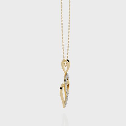 Nine Love Lab Grown Diamond OR Moissanite Pendant