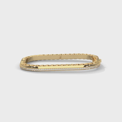 Cuff Square Bracelet