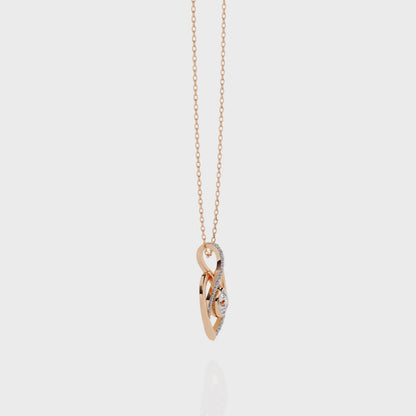 Ice Heart Lab Grown Diamond OR Moissanite Pendant