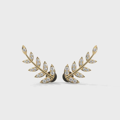 Leaf Crest Earrings