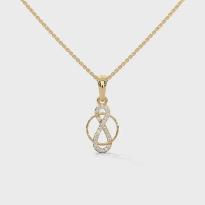 Loop of Infinity Diamond Pendant