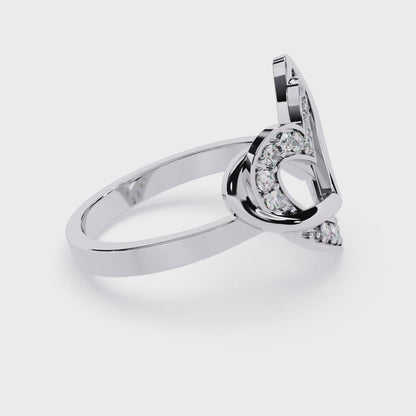 Eliya Round Lab Grown Diamond OR Moissanite Ring