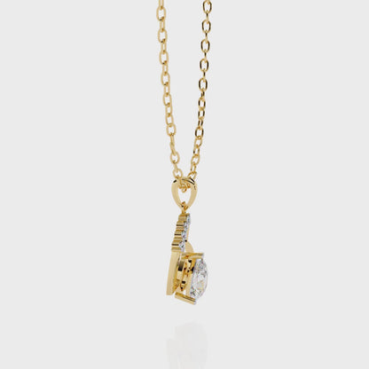 Gracy Love Lab Grown Diamond OR Moissanite Pendant