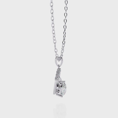 Gracy Love Lab Grown Diamond OR Moissanite Pendant