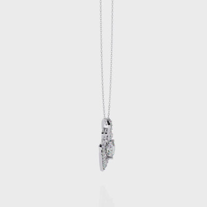 Chimes Lab Grown Diamond OR Moissanite Pendant