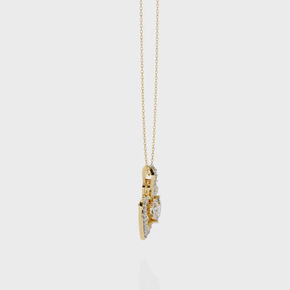 Chimes Lab Grown Diamond OR Moissanite Pendant