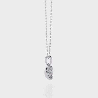 Gasica Lab Grown Diamond OR Moissanite Pendant