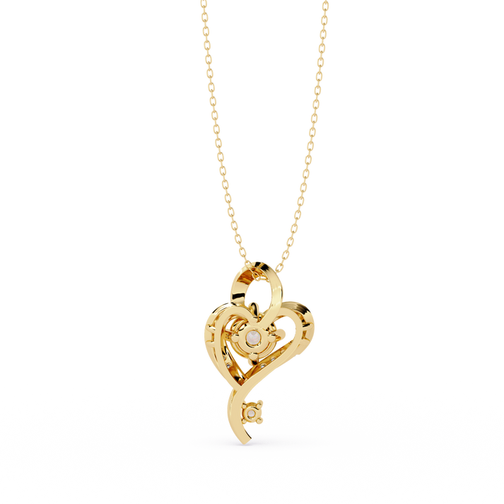 lab grown diamond | moissanite Jewellery Butterfly Roundy Lab Grown Diamond OR Moissanite Pendant by Rabbito Jewels
