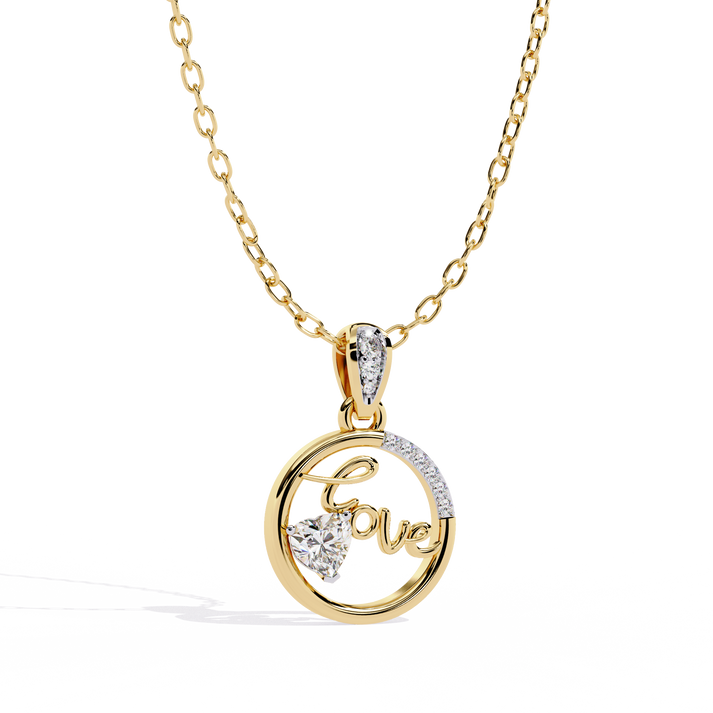 lab grown diamond | moissanite Jewellery Dotsun Love Lab Grown Diamond OR Moissanite Pendant by Rabbito Jewels